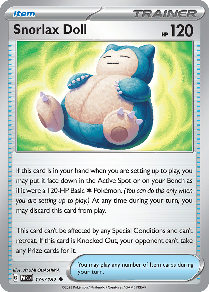 Snorlax Doll (175/182) [Scarlet & Violet: Paradox Rift] | Good Games Morley
