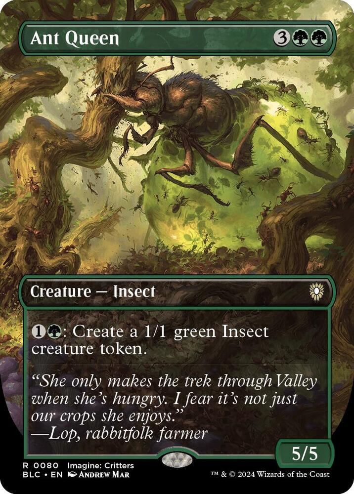 Ant Queen (Dupe) 80 (Commander: Bloomburrow)  - Borderless | Good Games Morley