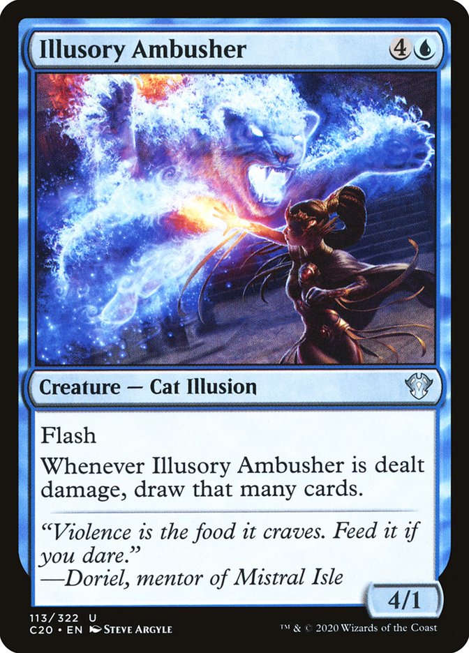 Illusory Ambusher 113/322 (Commander 2020)  | Good Games Morley