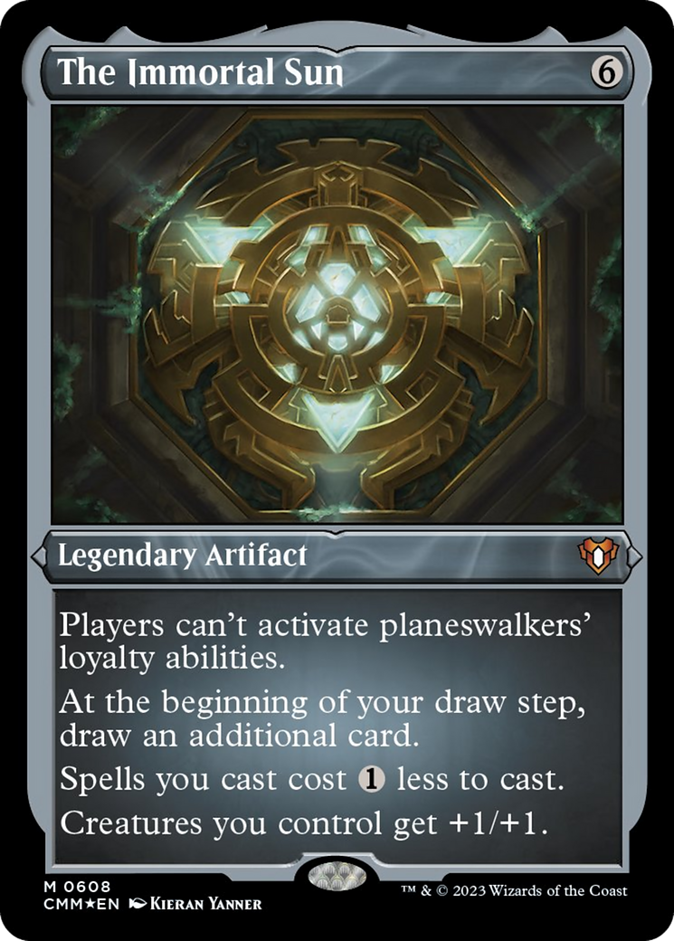 The Immortal Sun (Foil Etched) [Commander Masters] | Good Games Morley