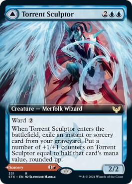 Torrent Sculptor Extended Art 331 (Strixhaven: School of Mages)  | Good Games Morley