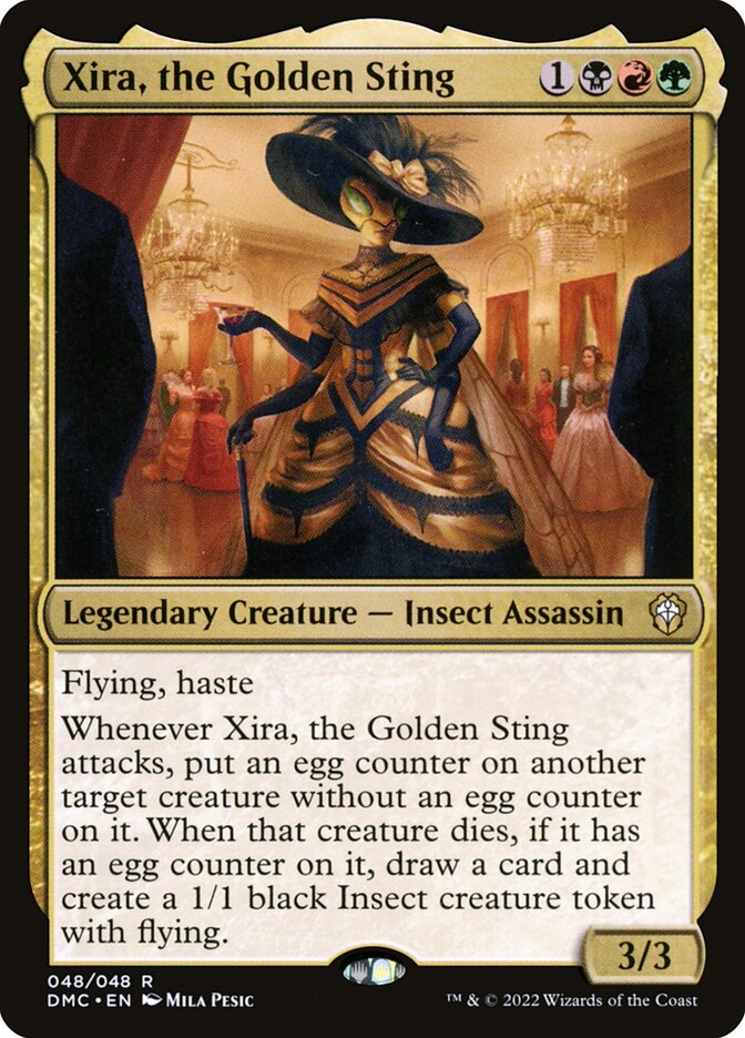 Xira, the Golden Sting 48 (Commander: Dominaria United)  - Foil | Good Games Morley