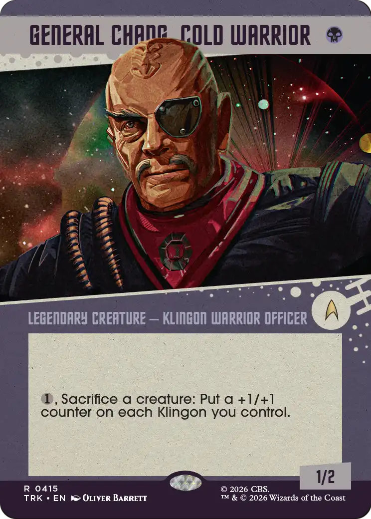 General Chang, Cold Warrior (0415) (Showcase) [Star Trek] | Good Games Morley