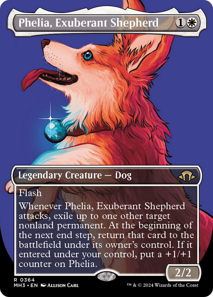 Phelia, Exuberant Shepherd (Borderless) [Modern Horizons 3] | Good Games Morley