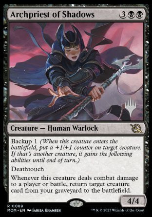 Archpriest of Shadows (Promo Pack) [March of the Machine Promos] | Good Games Morley