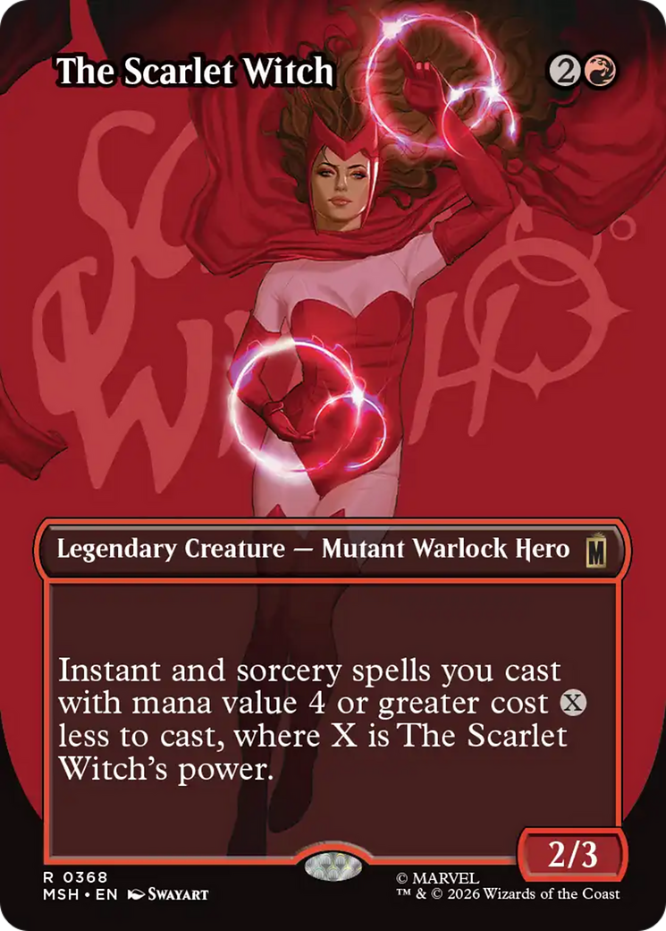 The Scarlet Witch (Borderless) [Marvel Super Heroes] | Good Games Morley