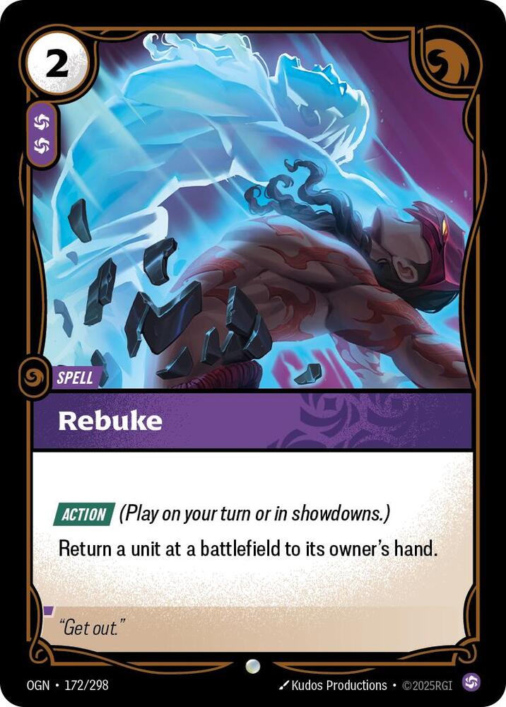 Rebuke 172/298 (Origins)  - Foil | Good Games Morley