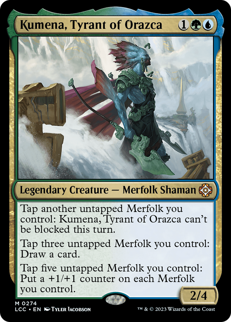 Kumena, Tyrant of Orazca [The Lost Caverns of Ixalan Commander] | Good Games Morley
