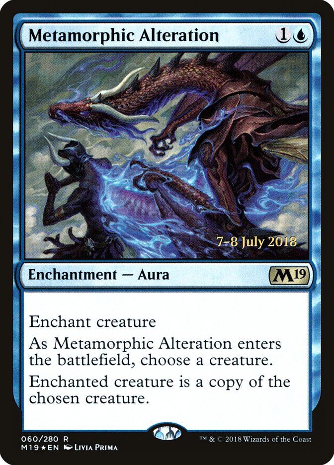 Metamorphic Alteration [Core Set 2019 Prerelease Promos] | Good Games Morley