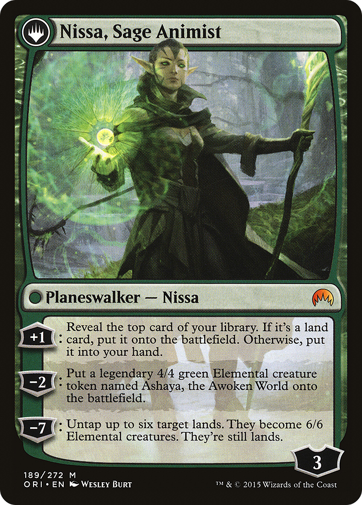 Nissa, Vastwood Seer // Nissa, Sage Animist [Secret Lair: From Cute to Brute] | Good Games Morley