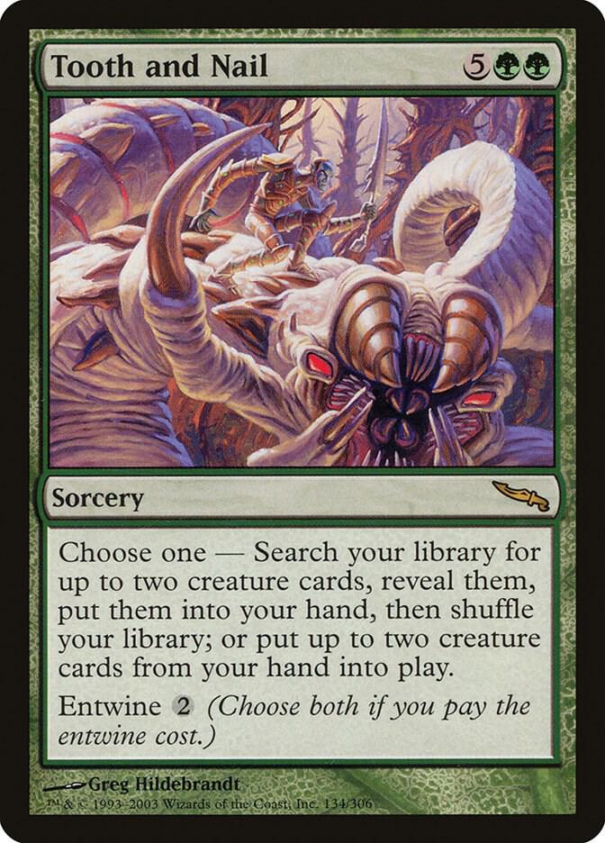 Tooth and Nail 134/306 (Mirrodin)  - Foil | Good Games Morley