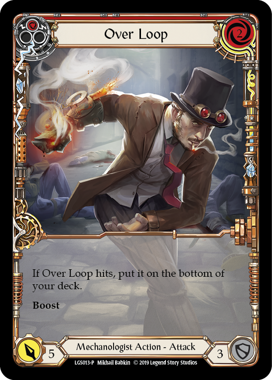 Over Loop (Red) [LGS013-P] (Promo)  1st Edition Normal | Good Games Morley