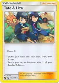 Tate & Liza (148a/168) (Alternate Art Promo) (Battle Arena Deck Exclusive) [Sun & Moon: Celestial Storm] | Good Games Morley