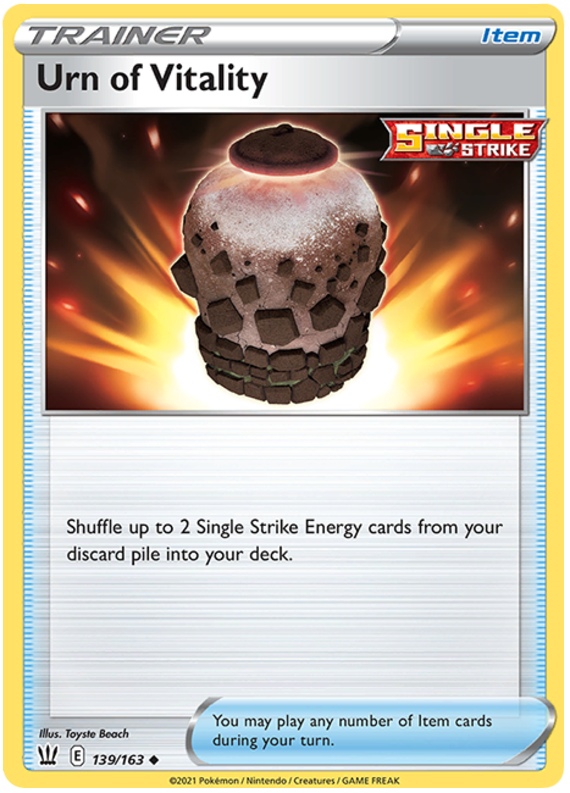 Urn of Vitality (139/163) [Sword & Shield: Battle Styles] | Good Games Morley
