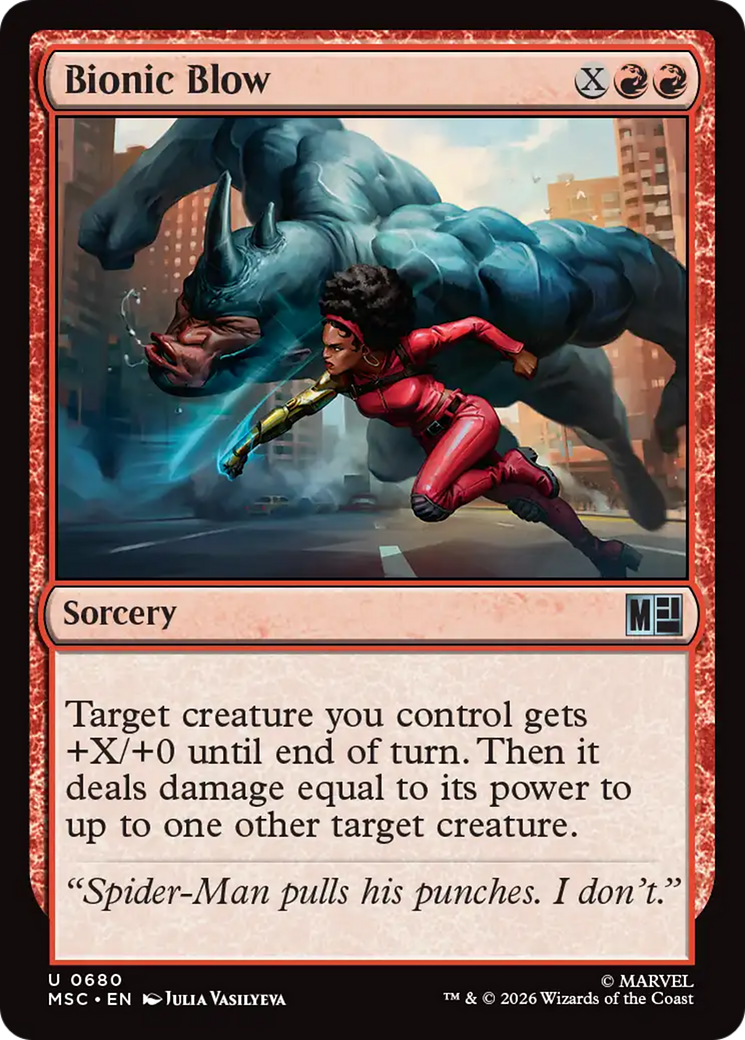 Bionic Blow [Marvel Super Heroes Commander] | Good Games Morley