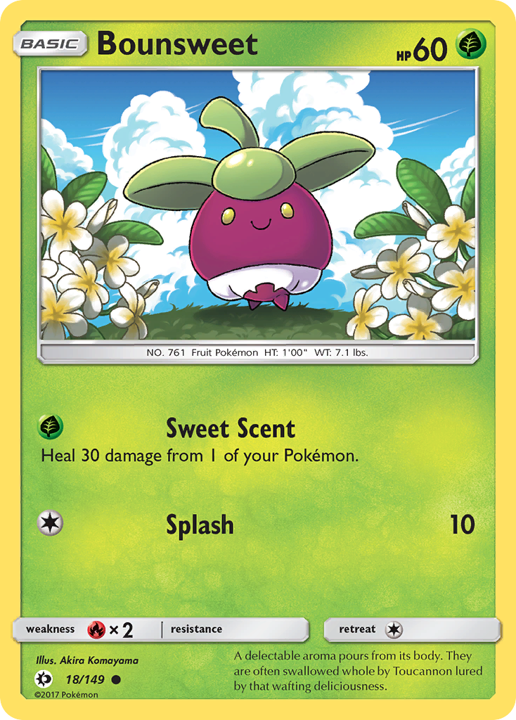 Bounsweet (18/149) [Sun & Moon: Base Set] | Good Games Morley
