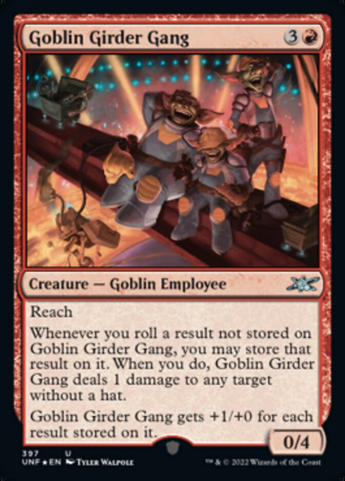 Goblin Girder Gang (Galaxy Foil) [Unfinity] | Good Games Morley
