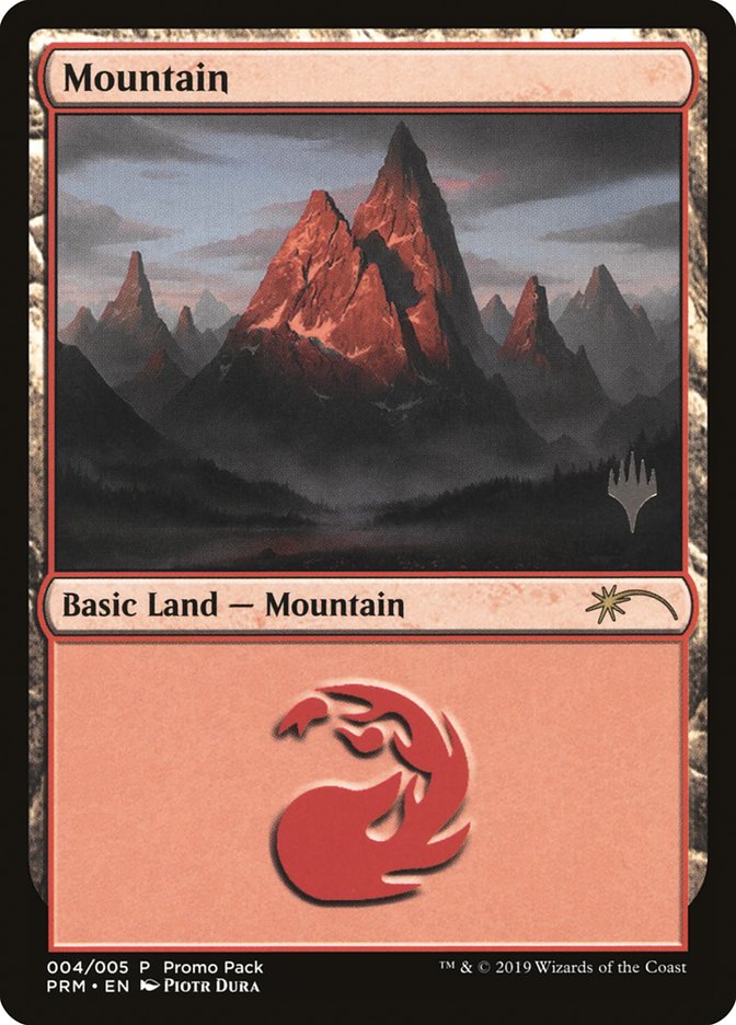 Mountain (4) [Core Set 2020 Promo Pack] | Good Games Morley