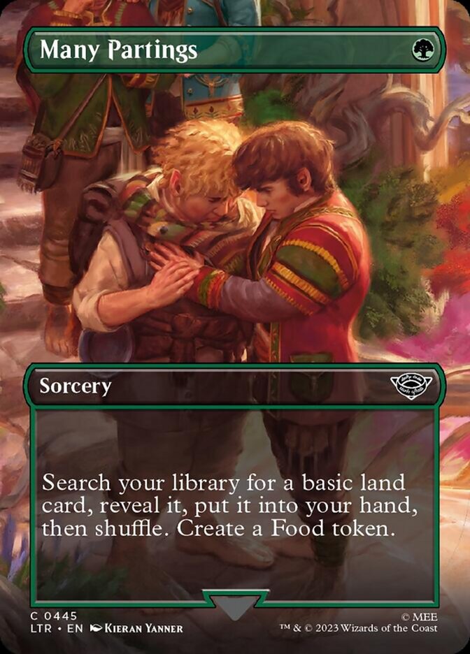 Many Partings (Borderless Alternate Art) [The Lord of the Rings: Tales of Middle-Earth] | Good Games Morley
