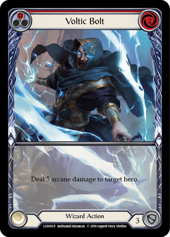 Voltic Bolt (Red) [LGS016-P] (Promo)  1st Edition Normal | Good Games Morley