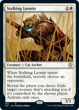 Stalking Leonin 105/81 (Commander 2021)  | Good Games Morley