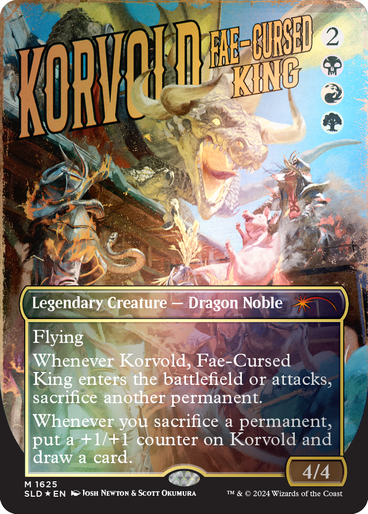Korvold, Fae-Cursed King (Rainbow Foil) [Secret Lair Drop Series] | Good Games Morley