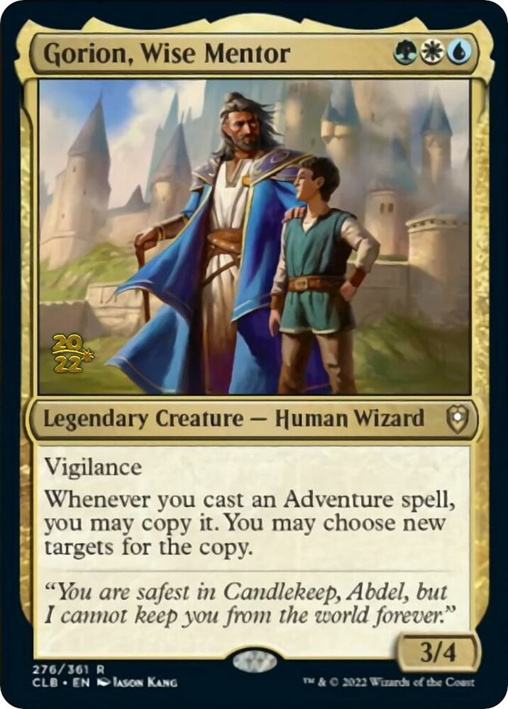 Gorion Wise Mentor 276s/108 (Prerelease Cards)  - Foil | Good Games Morley