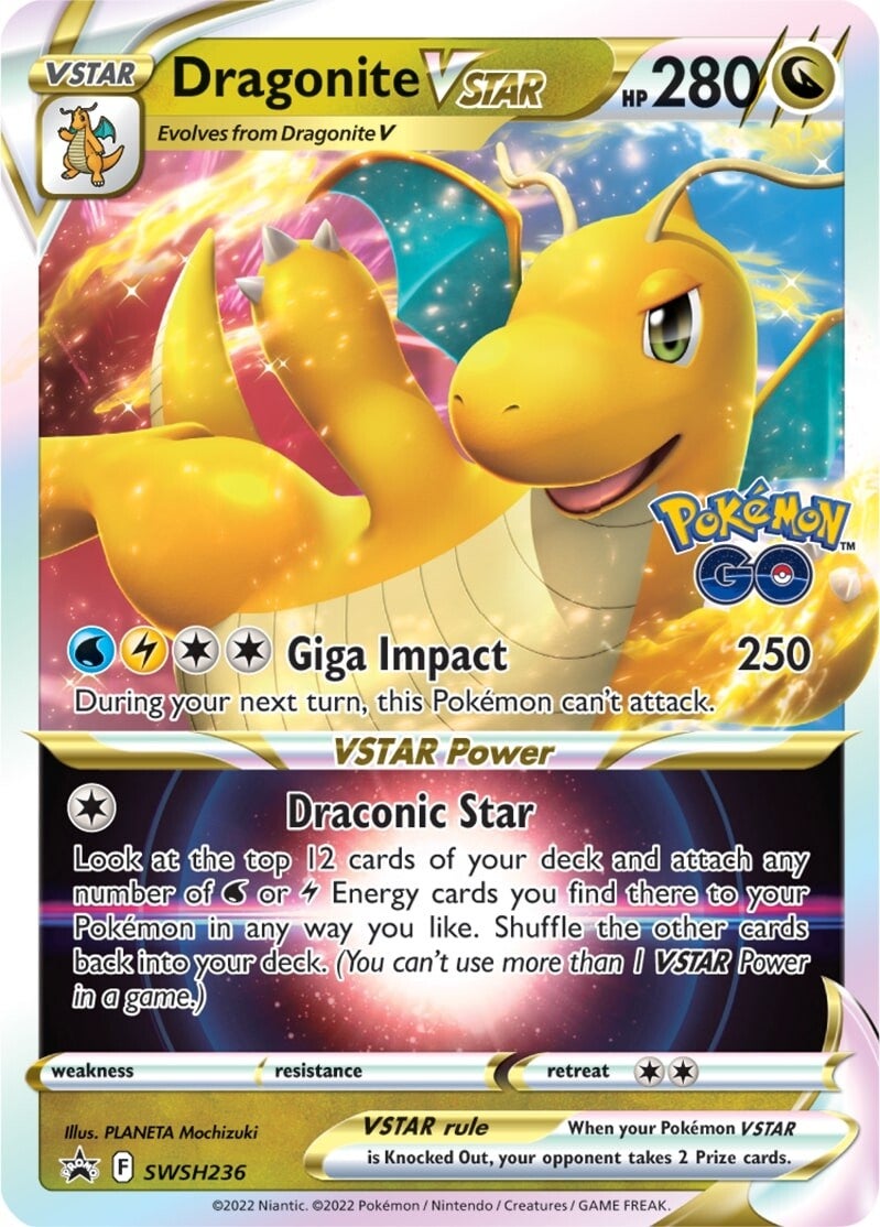 Dragonite VSTAR (SWSH236) [Sword & Shield: Black Star Promos] | Good Games Morley