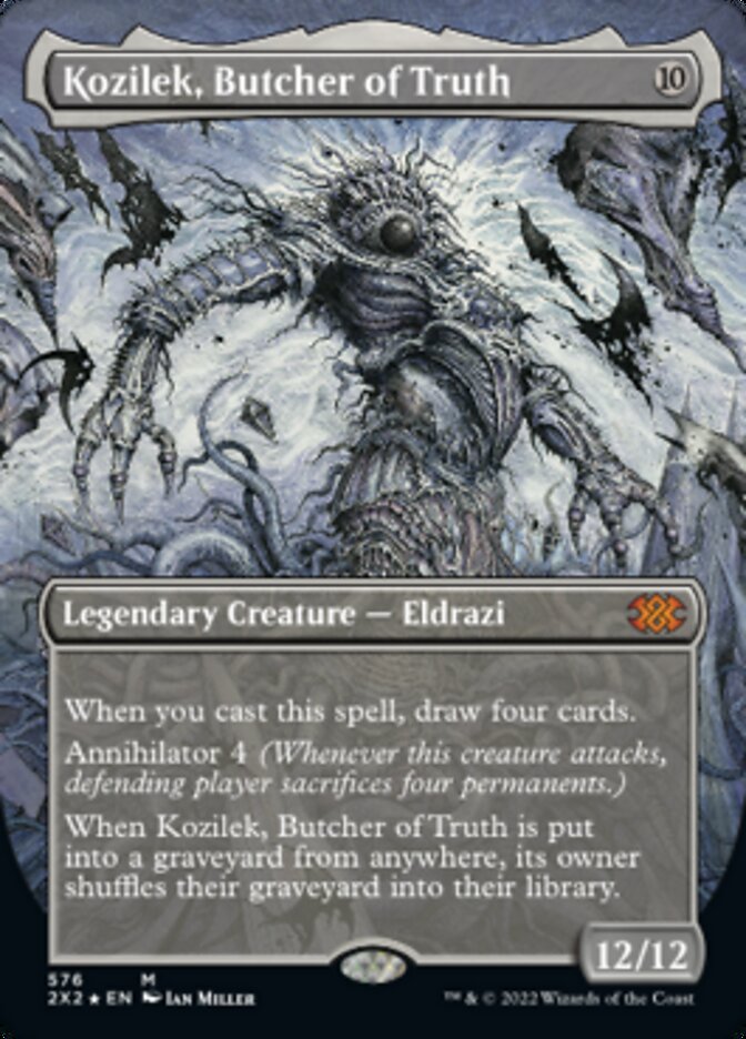Kozilek, Butcher of Truth (Textured Foil) [Double Masters 2022] | Good Games Morley