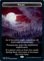 Day // Night Double-Sided Token [Innistrad: Crimson Vow Tokens] | Good Games Morley