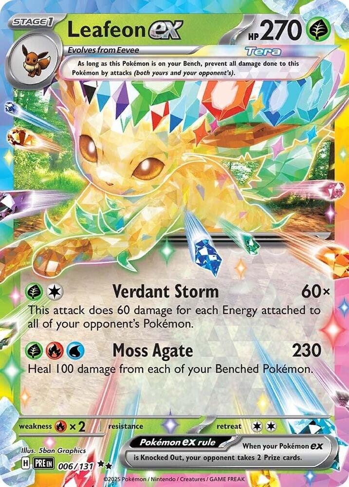 Leafeon ex (006/131) [Scarlet & Violet: Prismatic Evolutions] | Good Games Morley