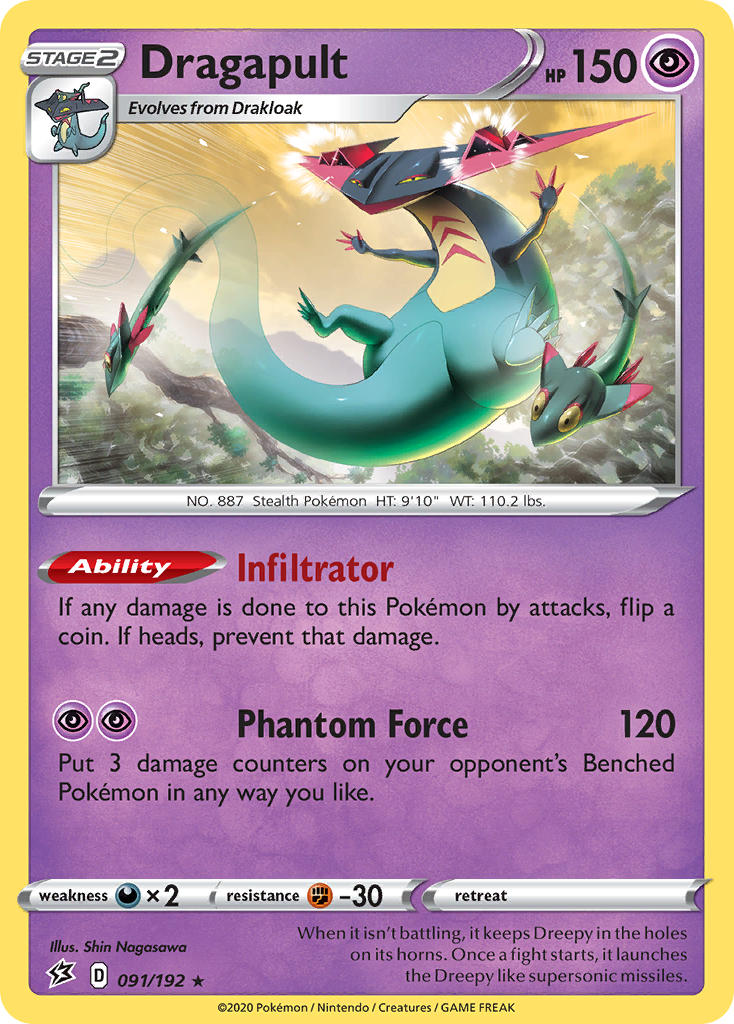 Dragapult (091/192) (Theme Deck Exclusive) [Sword & Shield: Rebel Clash] | Good Games Morley