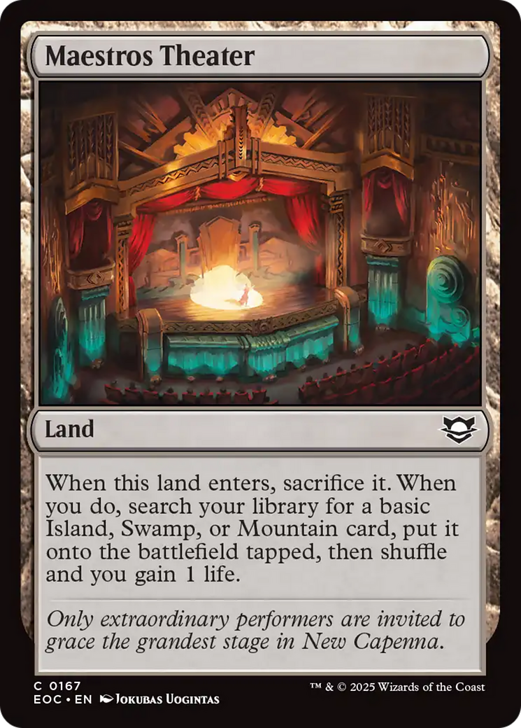 Maestros Theater [Edge of Eternities Commander] | Good Games Morley