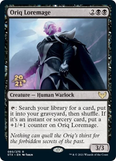 Oriq Loremage [Strixhaven: School of Mages Prerelease Promos] | Good Games Morley