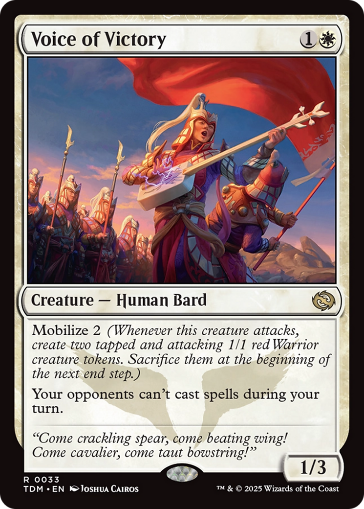 Voice of Victory [Tarkir: Dragonstorm] | Good Games Morley