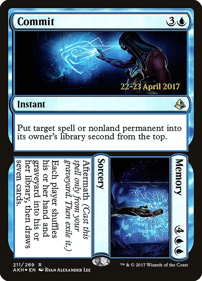 Commit // Memory [Amonkhet Prerelease Promos] | Good Games Morley