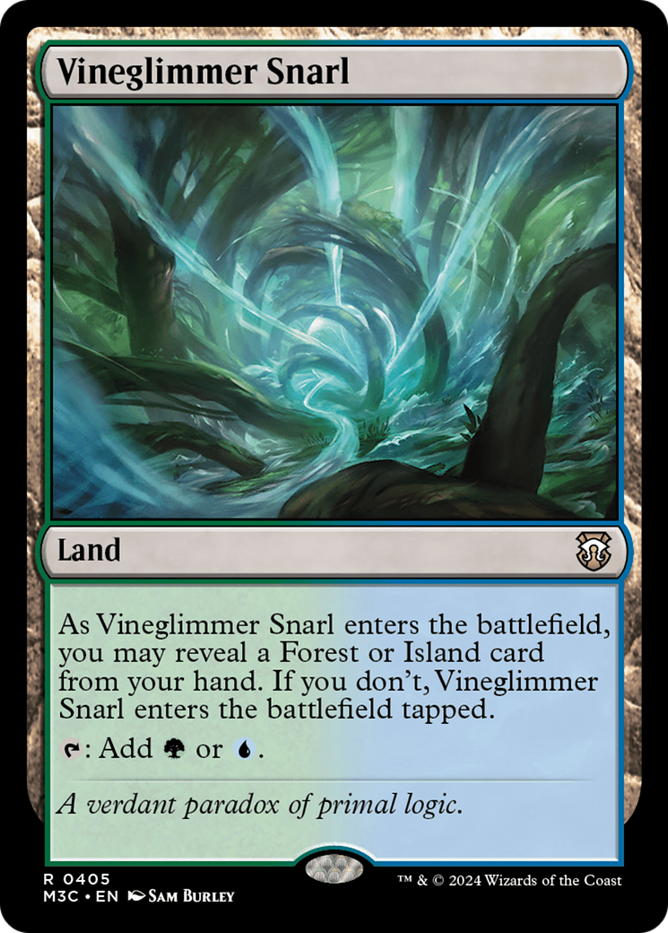Vineglimmer Snarl (Ripple Foil) [Modern Horizons 3 Commander] | Good Games Morley