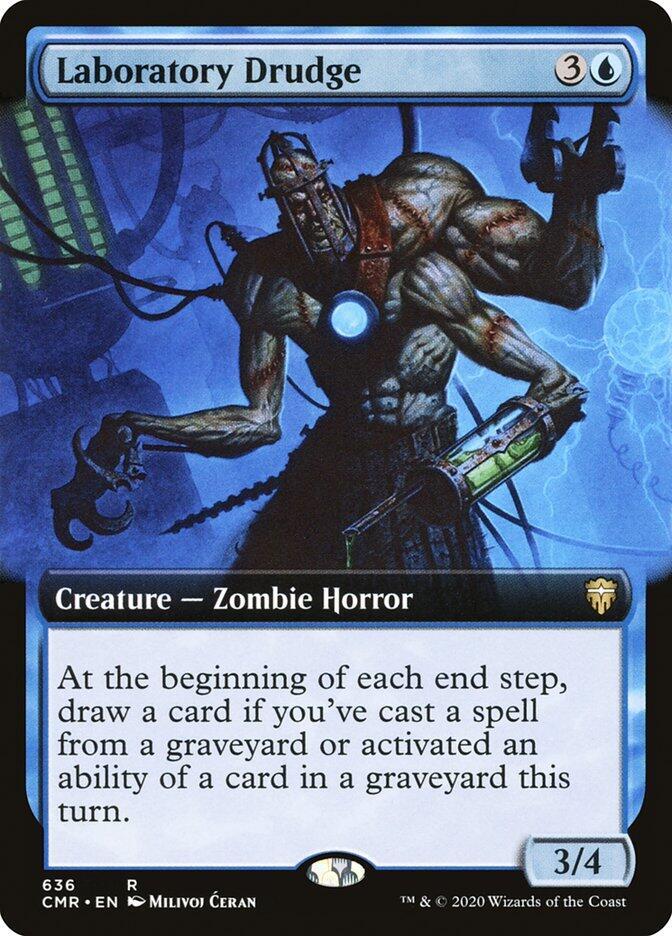 Laboratory Drudge 636 (Commander Legends)  - Extended Art Foil | Good Games Morley