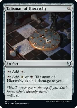 Talisman of Hierarchy 878 (Commander Legends: Battle for Baldur's Gate)  | Good Games Morley