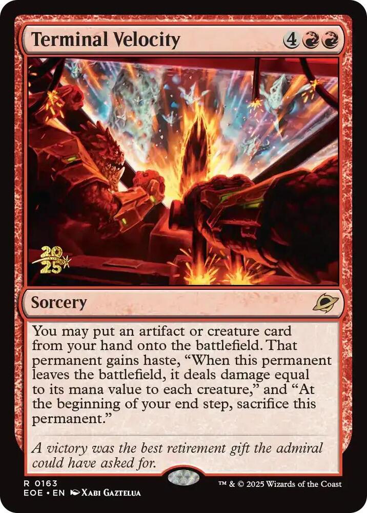 Terminal Velocity 163s/160 (Prerelease Cards)  - Foil | Good Games Morley