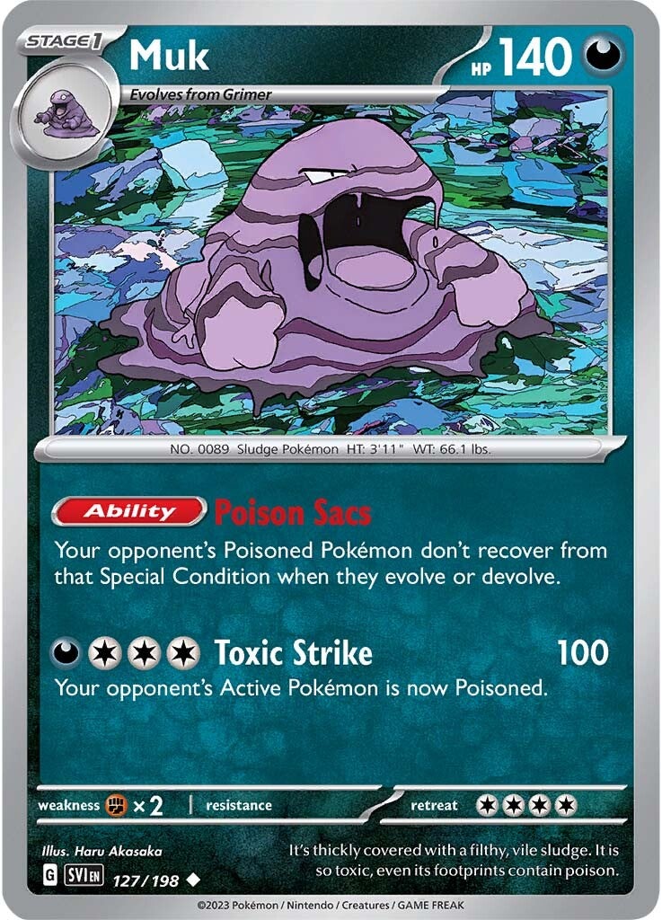 Muk (127/198) [Scarlet & Violet: Base Set] | Good Games Morley