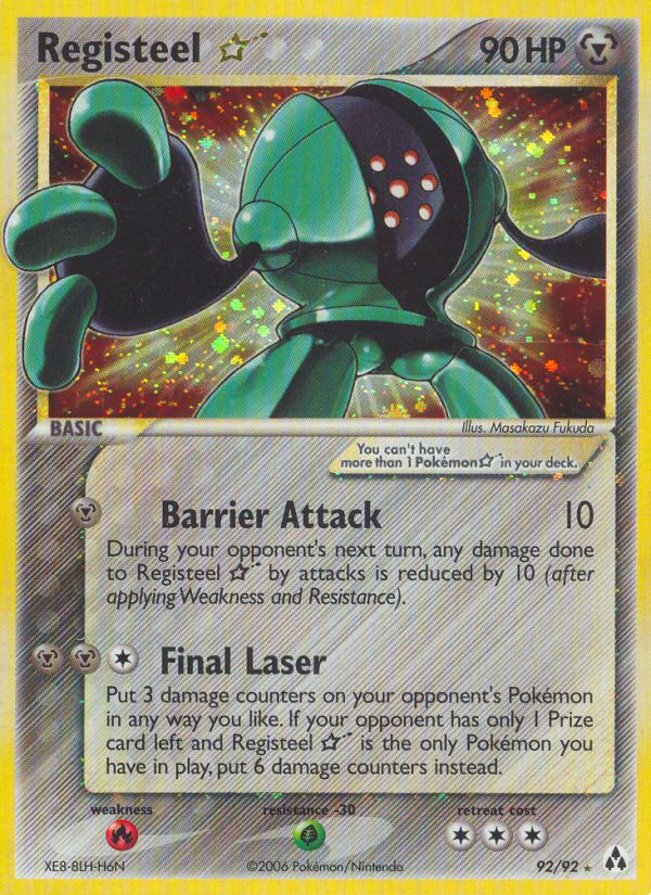 Registeel Star (92/92) [EX: Legend Maker] | Good Games Morley