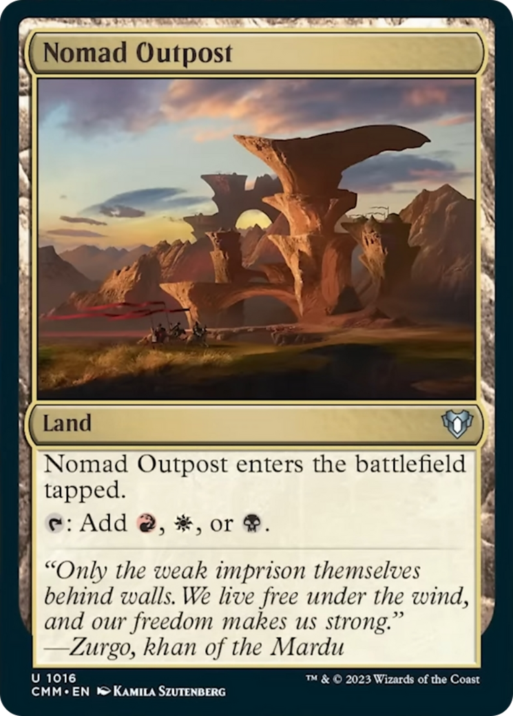 Nomad Outpost [Commander Masters] | Good Games Morley