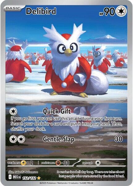 Delibird 152/132 (ME01: Mega Evolution)  - Holofoil | Good Games Morley