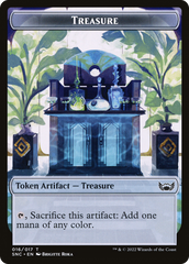 Boar // Treasure Double-Sided Token [Outlaws of Thunder Junction Commander Tokens] | Good Games Morley