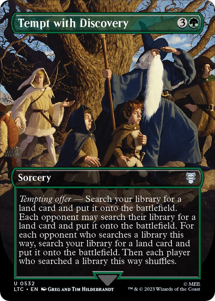 Tempt with Discovery 532/347 (Commander: The Lord of the Rings: Tales of Middle-earth)  - Borderless | Good Games Morley