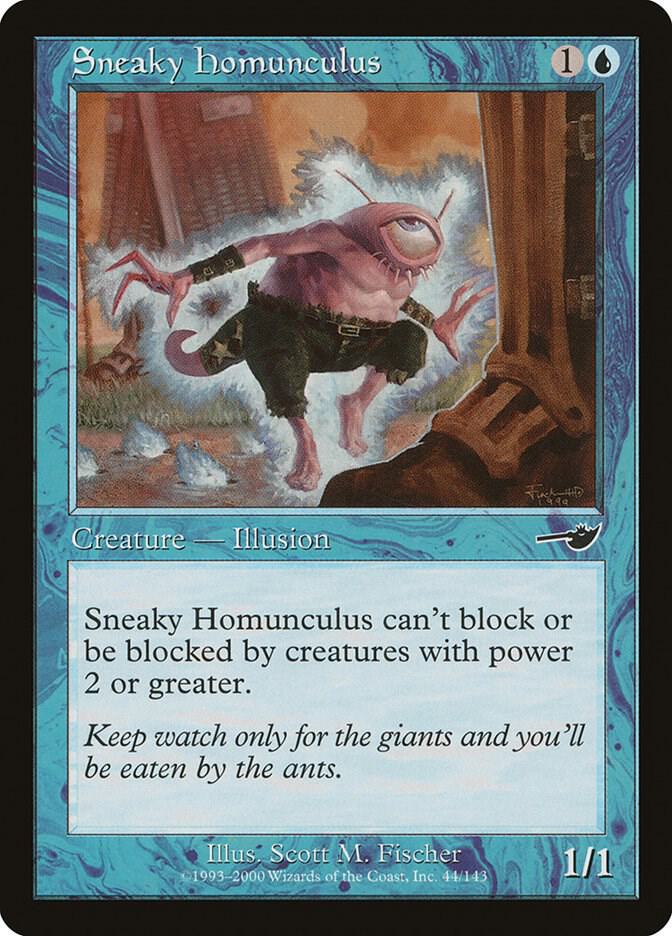 Sneaky Homunculus 44 (Nemesis)  - Foil | Good Games Morley
