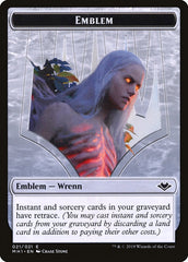 Elemental (008) // Wrenn and Six Emblem (021) Double-Sided Token [Modern Horizons Tokens] | Good Games Morley