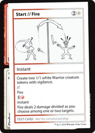 Start // Fire (2021 Edition) [Mystery Booster Playtest Cards] | Good Games Morley