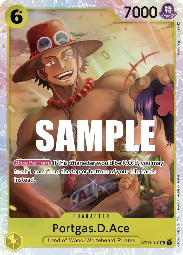 Portgas.D.Ace ST09-010 (Starter Deck 9: Yamato)  - Foil | Good Games Morley